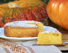 Gâteau au potiron et aux amandes