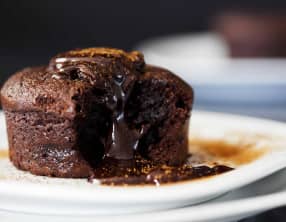 Muffins au chocolat coulant