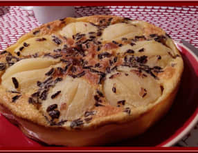 Flan aux poires et lait concentré