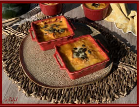 Purée de potiron vert à la cancoillotte