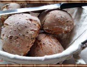 Petits pains aux graines de lin au Thermomix