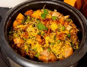 Pulao de poulet mauricien