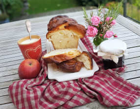 Brioche à effeuiller pomme cannelle