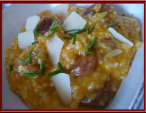 Risotto au chorizo