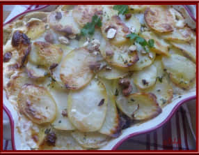 Gratin dauphinois au canard