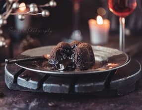 Mi-cuit au chocolat au coeur coulant