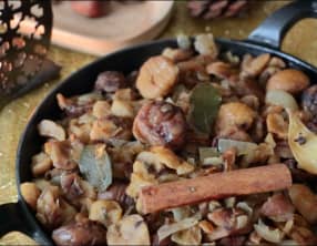 Marrons braisés aux épices de Noël