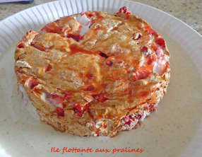 Ile flottante aux pralines