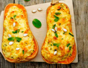 Courge Butternut farcie