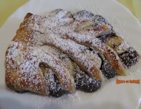 Feuilletés tressés à la banane