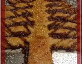 Sapin feuilleté en chocolat