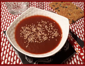 Velouté de betteraves rouges