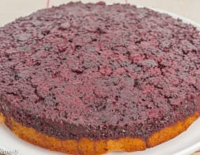 Gâteau renversé aux mûres facile