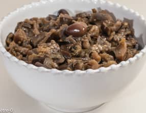 Salade d’aubergines aux olives