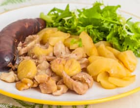 Boudins aux pommes et aux châtaignes