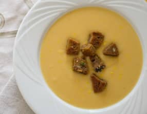 Velouté de panais au miel et thym