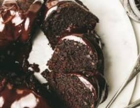 Bundt Cake chocolat et glaçage coulant au chocolat