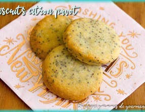 Biscuits citron pavot
