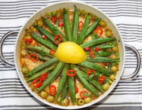 Cuisses de poulet au four à la marocaine