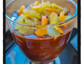 Coupes de poires au chocolat