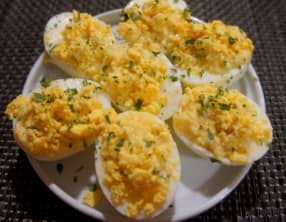 Oeufs mimosa classique