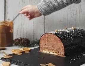 Bûche de noël royal chocolat