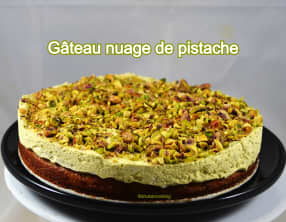 Gâteau nuage de pistache