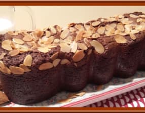 Cake au chocolat caramel et amande