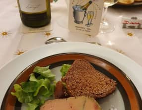 Foie gras cuit au sel