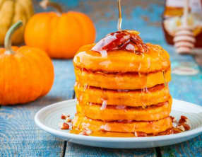Pancakes épicés au potiron
