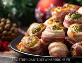 Choux de bruxelles au lard rôtis