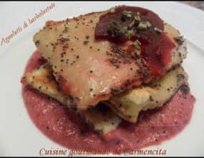 Agnolotti à la betterave