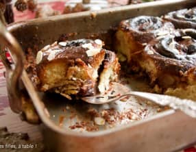 Sticky buns au chocolat