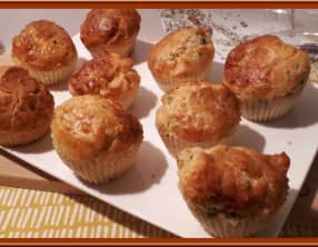 Minis cakes au saumon fumé