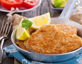 Escalopes de poulet aux pommes de terre