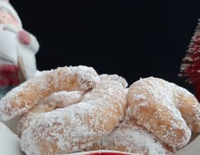 Kipferl vanille sans oeuf