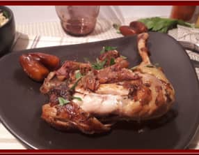 Tajine de poulet aux dattes