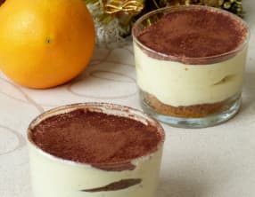 Tiramisu orange et pain d'épice