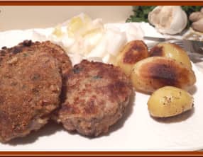 Galettes de boeuf haché