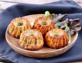 Savarins aux morilles et parmesan