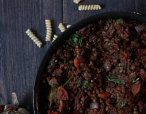 Bolognaise de lentilles