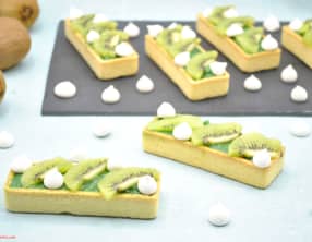 Tartelettes crème de pistache kiwi