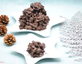 Roses des sables au chocolat