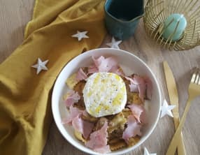 Pâtes sauce aux cèpes et truffes, à la mozza