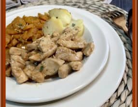 Aiguillettes de poulet au miel et balsamique