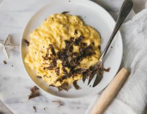 Brouillade d'oeufs à la truffe