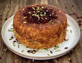 Tahcheen Morgh : gâteau de riz au poulet