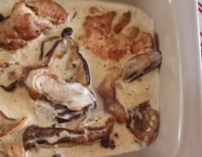 Ris de veau sauce forestière aux cèpes