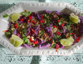 Purée de vitelottes au ciron vert et yaourt de Yotam Ottolenghi