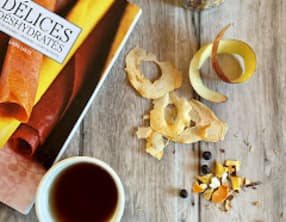 Tisane fruitée aux épluchures